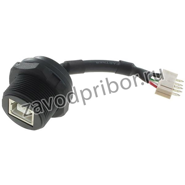 USBBF7, Разъем USB-B Field, Jam nut rece