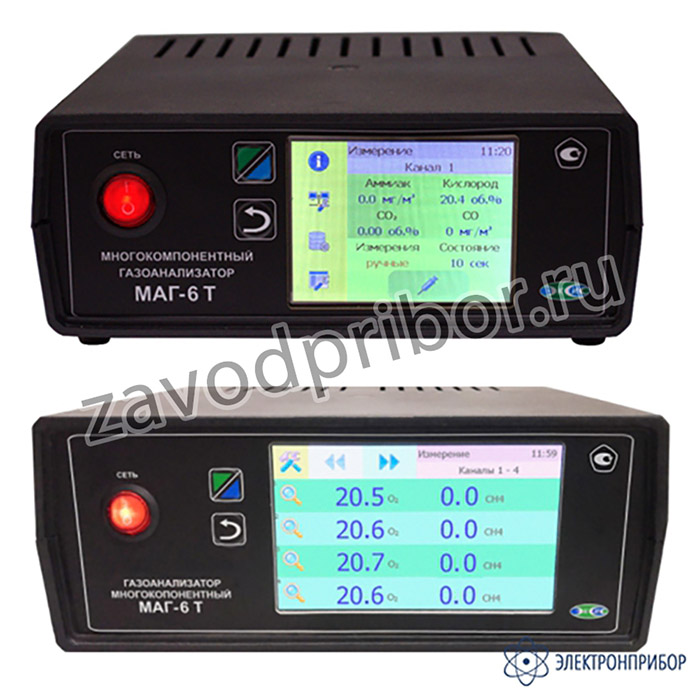 МАГ-6 Т-Х-В — стационарный многокомпонентный газоанализатор (блок индикации)