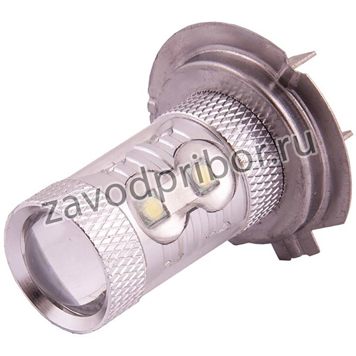 Автолампа диод H7 12V 10 SMD диодов 1-конт Белая SKYWAY Ближний, дальний, противотуманные