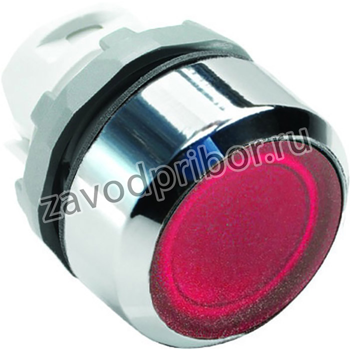 ABB MP2-21R Кнопка красная с фикс. с подсветкой ( корпус)
