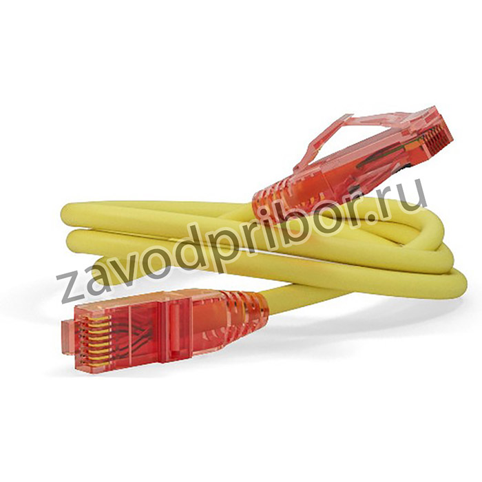 01 Патч-корд Hyperline, U/UTP, Cat.5e (100% Fluke Component Tested), LSZH, 2м, желтый
