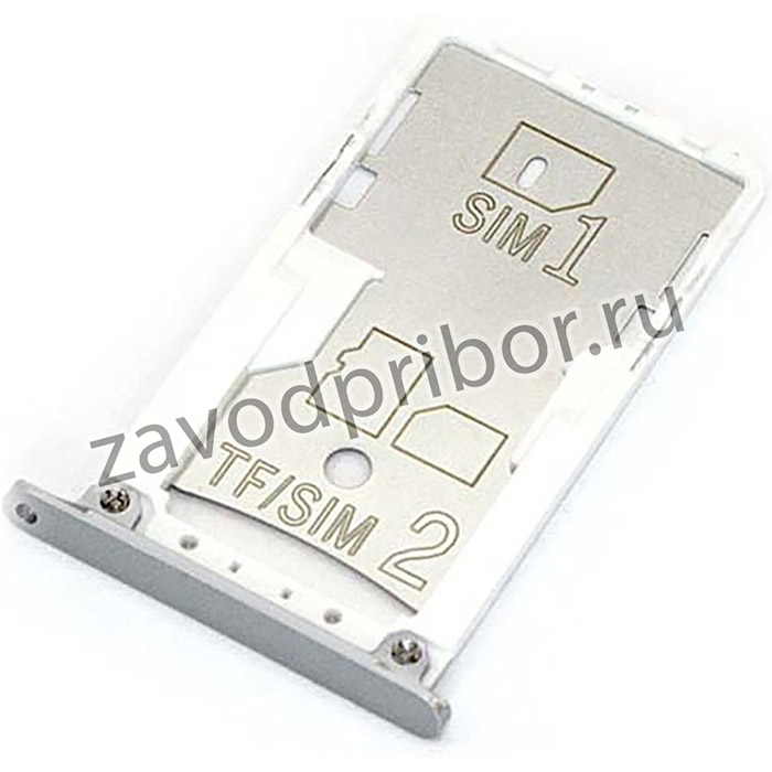 Лоток для SIM-карты Xiaomi Redmi Note 3 серый