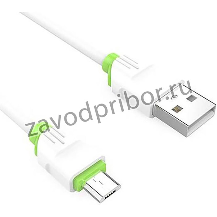 LDNIO LD_B4506 LS34/ USB кабель Micro/ 1m/ 2.4A/ медь: 86 жил/ White