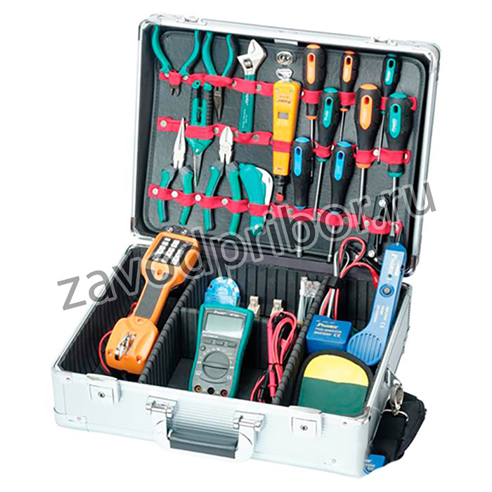 Pro'sKit PK-4019B — набор инструментов для обслуживания телефонных сетей