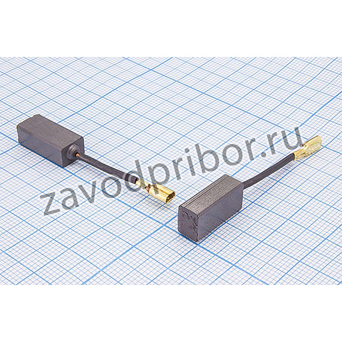 Двигатель щетка, 6,0x 8x16, клемма/гнездо 2,8, Sparky1050wt; двиг щетка\ 6,0x 8x16\клем/гн 2,8\\Sparky1050wt\
