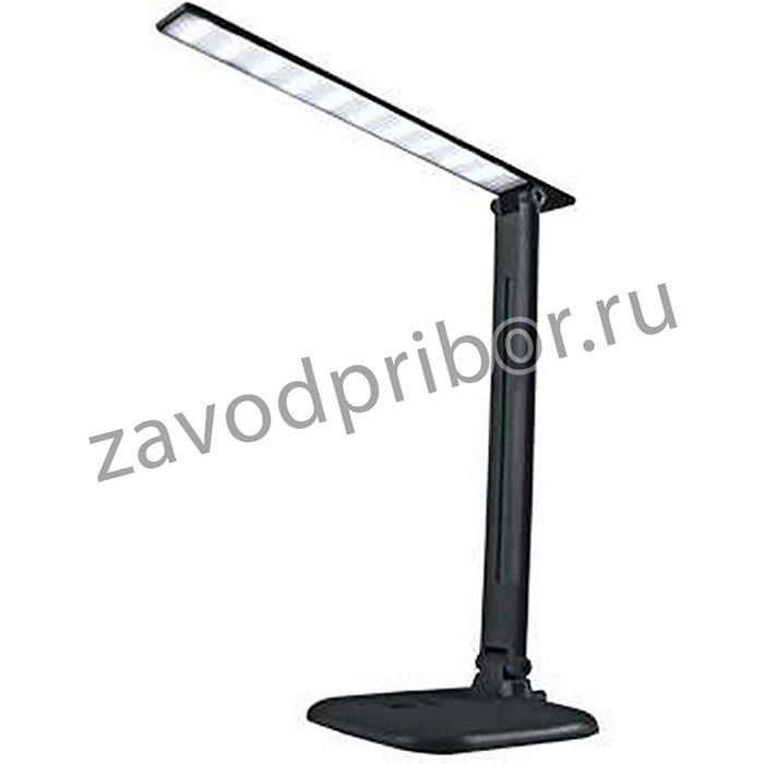 Светильник настольный светодиодный ССО 02Ч 10Вт 4000К 625лм сенсор-диммер адаптер черн. IN HOME 4690612013480