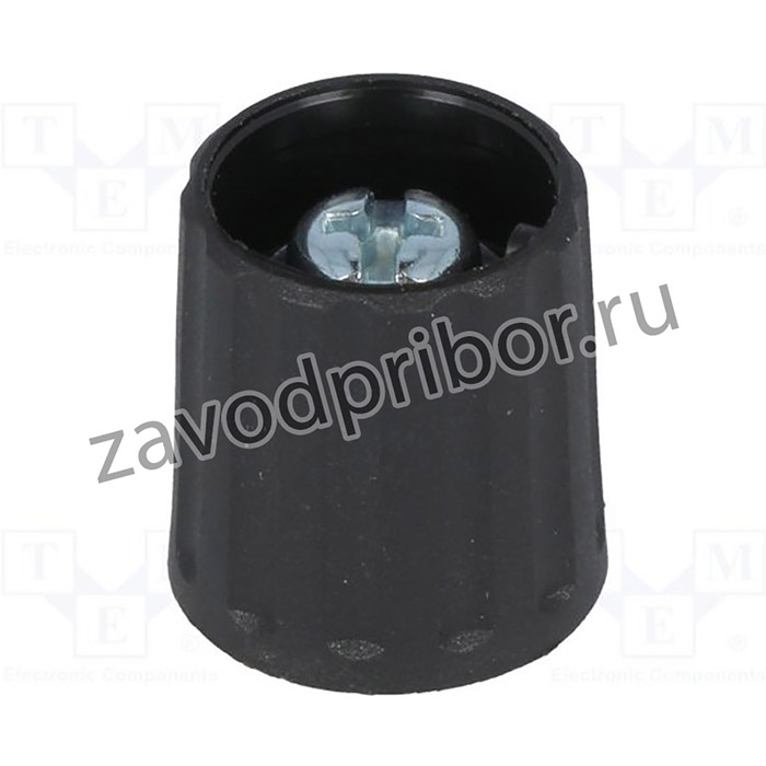 G15GM-B, Ручка, полиамид, dоси: 6мм, черный, зажимной механизм с винтом