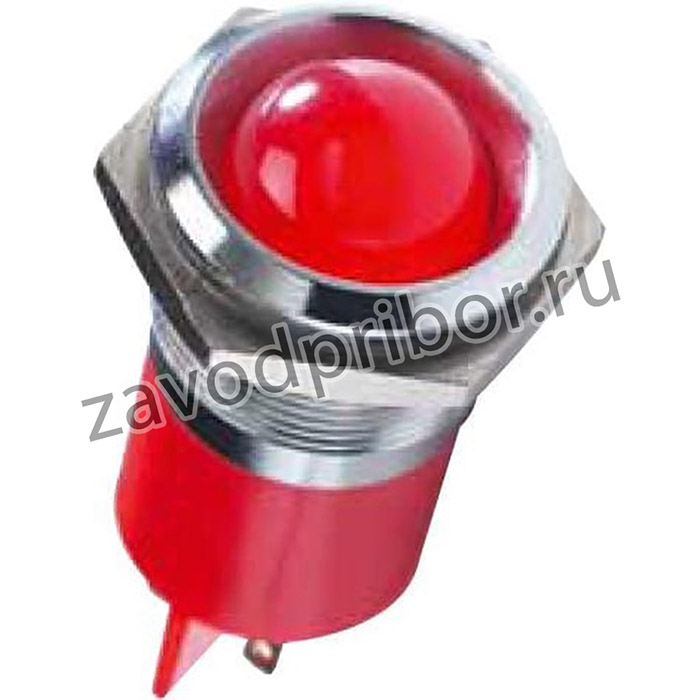 Q22P1CXXR24E, LED Indicator, Solder Lug / Faston 2.8 x 0.8 mm, Fixed, Red, DC, 24V