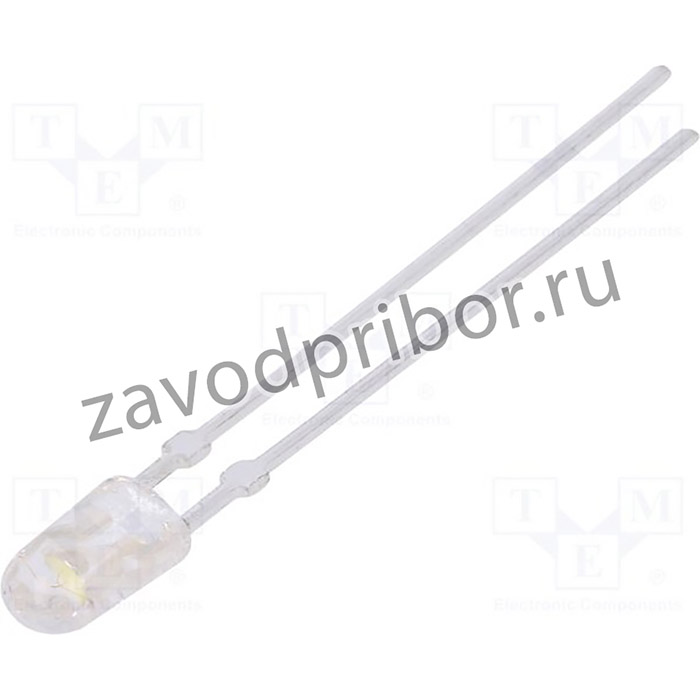 LL-434WC2Q-W2-3P-T, LED; овальный; 3,9x3,2мм; белый холодный; 110/40°; без бортика