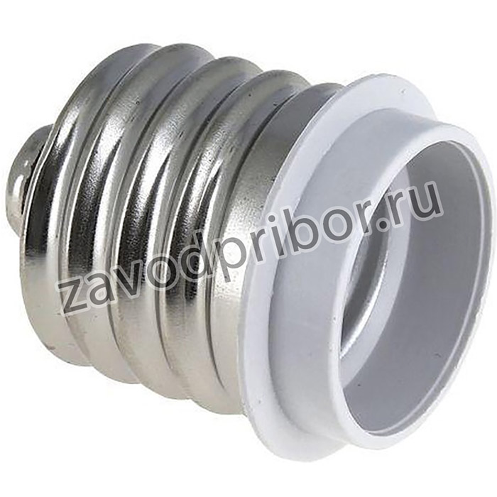 Переходник E40-E27 бел. EKF AD-E40-E27-w