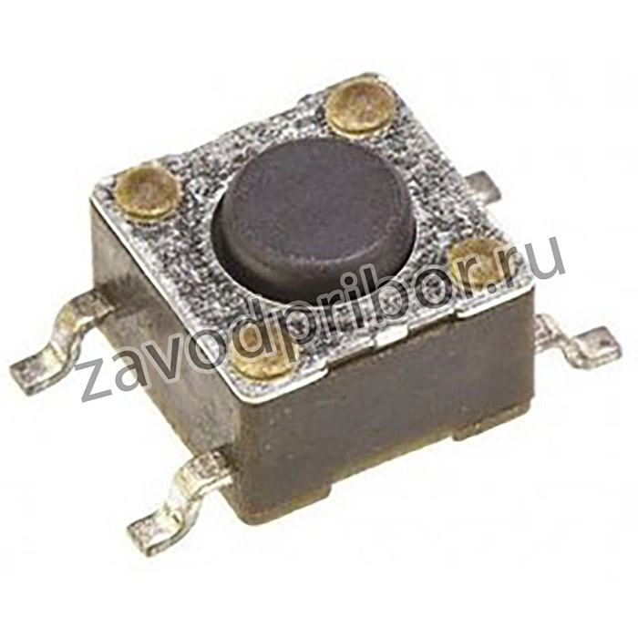 2-1437565-7, Кнопка тактильная миниатюрная SMD 12В 0,05А