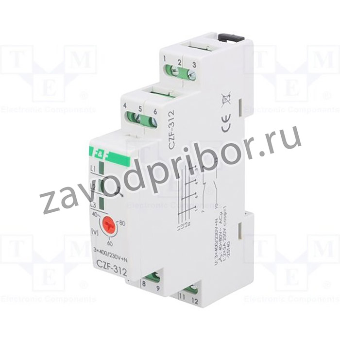 Реле контроля фаз CZF-312