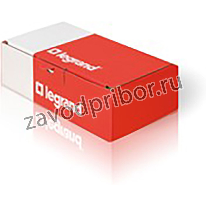 51863, Legrand RJ45(m) - RJ45(m) Cat. 6 U/UTP LSZH 2м красный, Патч-корд кат.6 U/UTP красн.LSZH 2м