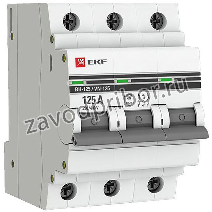 Выключатель нагрузки 3п 125А ВН-125 PROxima EKF SL125-3-125-pro