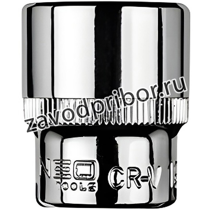 08-179, 08-179_головка! 6-гран, 3/8', 19 мм, CrV\