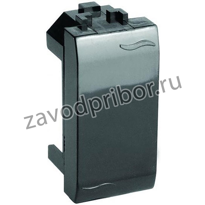 77616N, BRAVA Заглушка 1 модуль черная