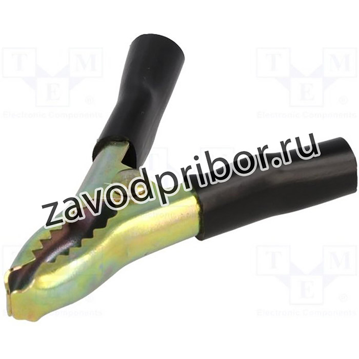 ZAC-65-B, Зажим "крокодил", 15А, Диап.захвата: макс.25мм, Длина: 65мм