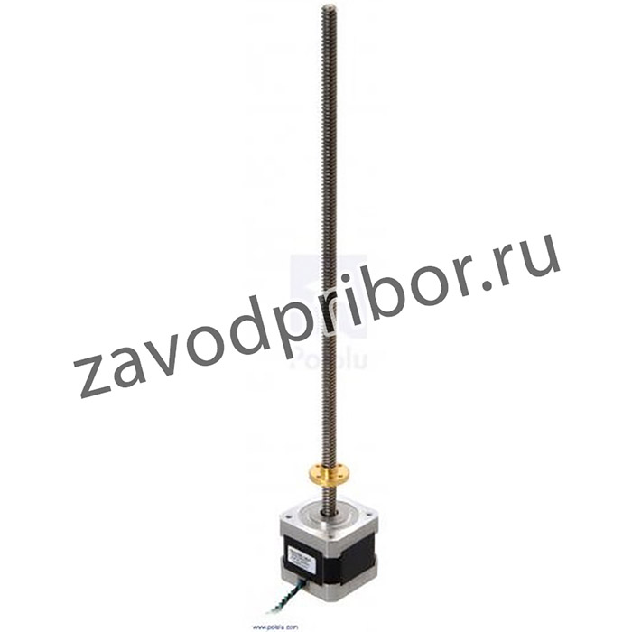 POLOLU-2268, Двигатель: шаговый, 2,8ВDC, Ось: винт, макс.360мНм, Разм: 42x38мм