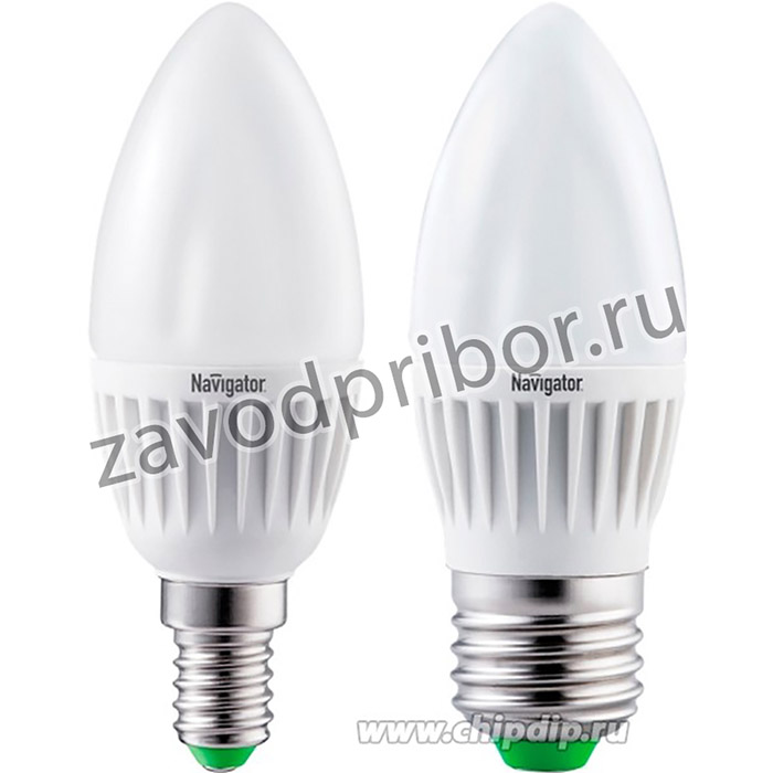 NLL-P-C37-5-230-4K-E27-FR (94483), Лампа светодиодная 5Вт, 400Лм, 4000К, 220В, свеча