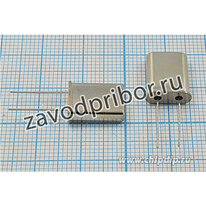 Кварцевый резонатор 26475 кГц, корпус HC49U, S, точность настройки 15 ppm, стабильность частоты 30/-40~70C ppm/C, РПК01МД-6ВС, 3 гармоника