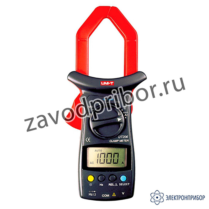 UNI-T UT206 — клещи токоизмерительные цифровые ACA с автодиапазоном
