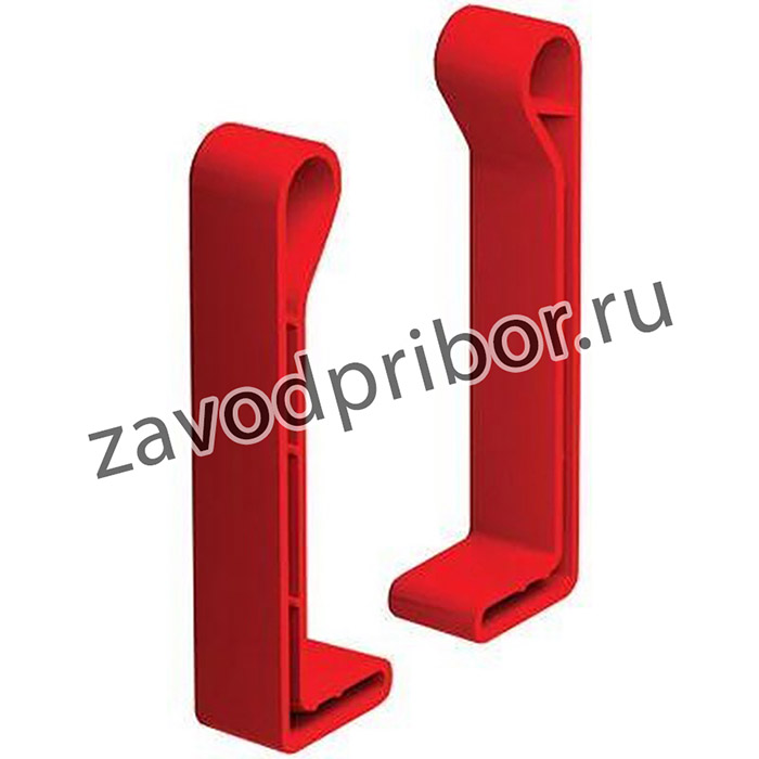 Комплект заглушек торц. прав. + лев. H 80 полиэтилен RAL3020 DKC LS8000