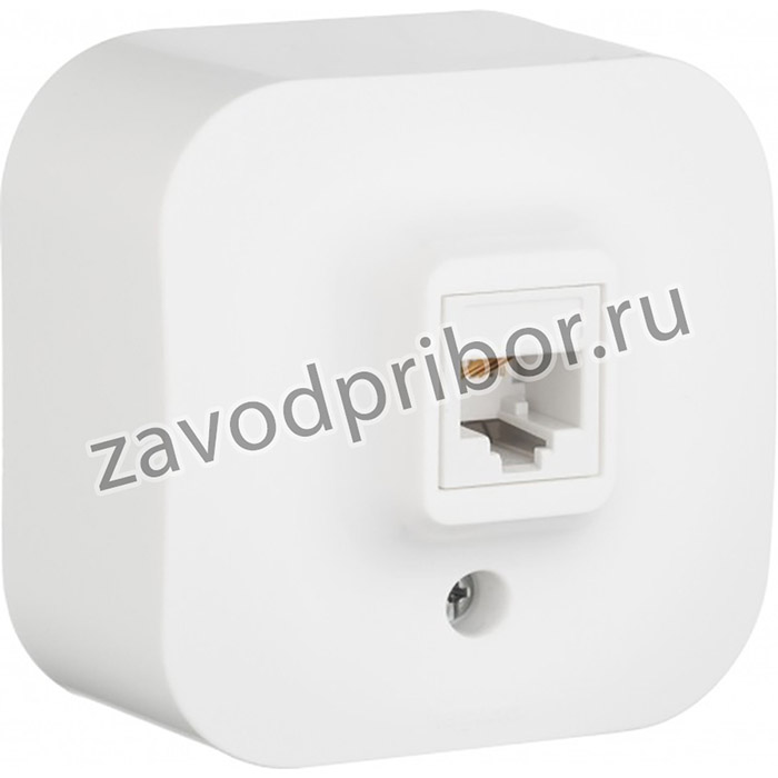 Legrand Quteo Белый Розетка RJ11