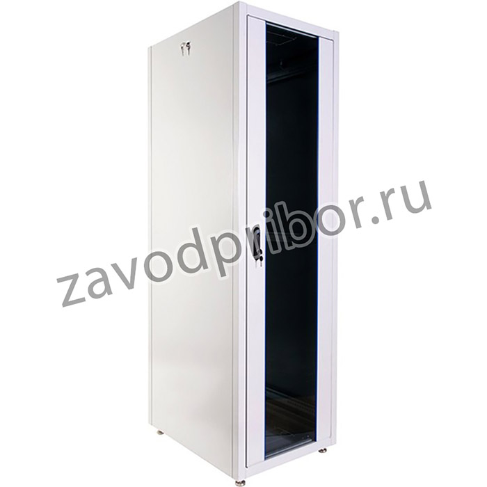 Шкаф телекоммуникационный напольный ЭКОНОМ 42U (600 800) дверь перфорированная 2 шт.