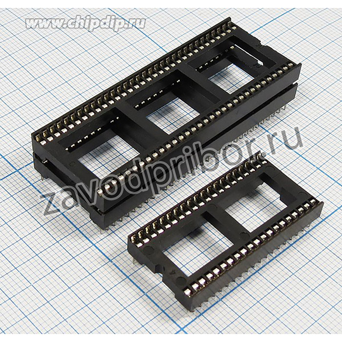 DIP панель, 64 контакта, шаг 1.778 мм, DS1010-64DS; пан DIP \64HP 1,778\\\DS1010- 64DS\[ICSH-64P]