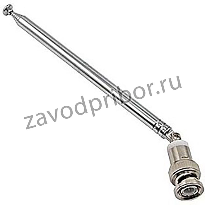 AST-24 D7MM S7 150-650MM, Антенна телескопическая d=7мм, 7 колен, 154/650мм, штекер BNC, поворотная