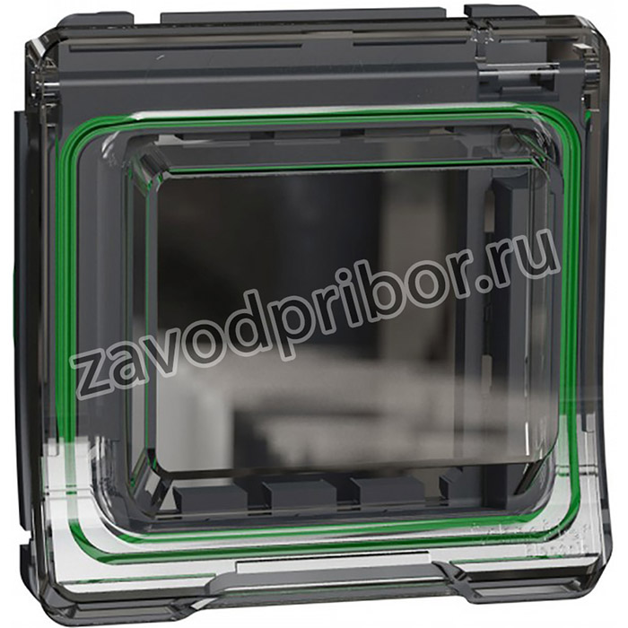 Schneider Electric MUREVA STYL IP55 АНТРАЦИТ Накладка с крышкой для механизмов Unica New, Altira