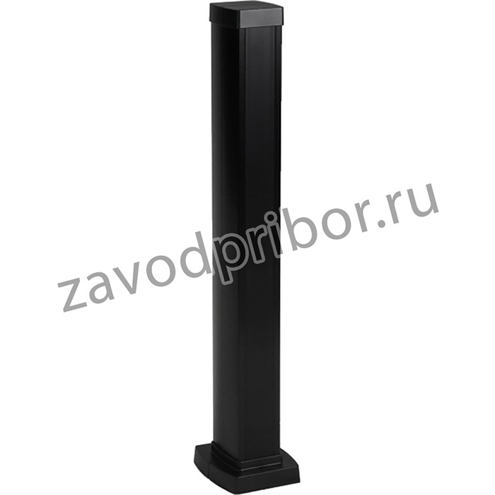 Мини-колонна 0,68m, 1 секция, корпус из алюминия, крышка ПВХ, цвет черный