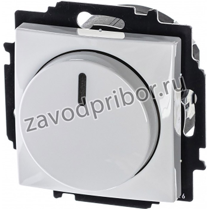 ABB BJB Basic 55 Бел Светорегулятор поворотно-нажимной 60-400 Вт для л/н