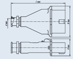 ШК-4х25 вилка