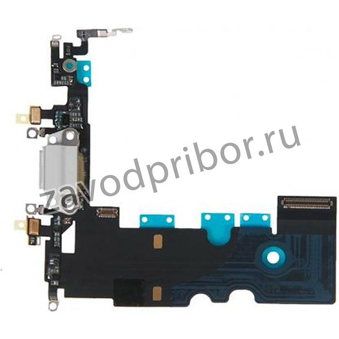 (iPhone 8) шлейф с разъемом зарядки для iPhone 8 белый