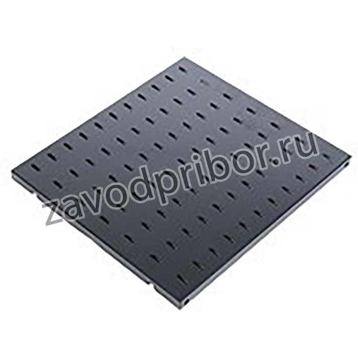 ЦМО Полка перфорированная грузоподъёмностью 100 кг., глубина 580 мм, цвет черный (СВ-58У-9005)