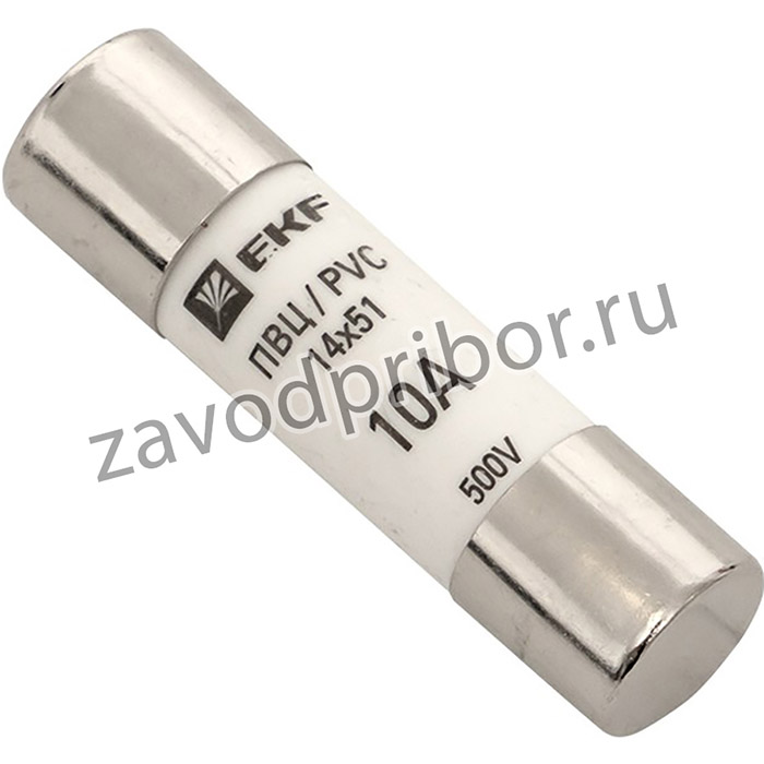 pvc-14x51-10, Плавкая вставка цилиндрическая ПВЦ (14х51) 10А EKF PROxima