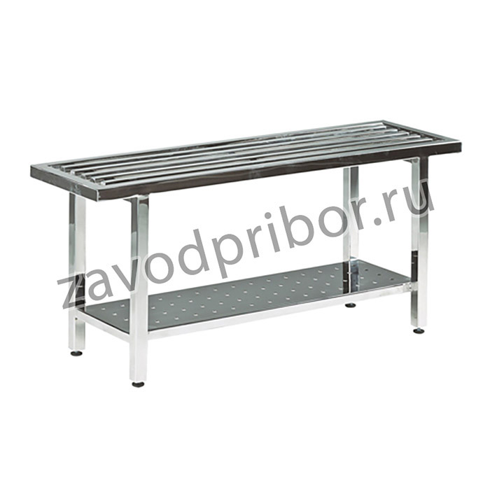 КР-СК — скамья из нержавеющей стали серии Кристалл