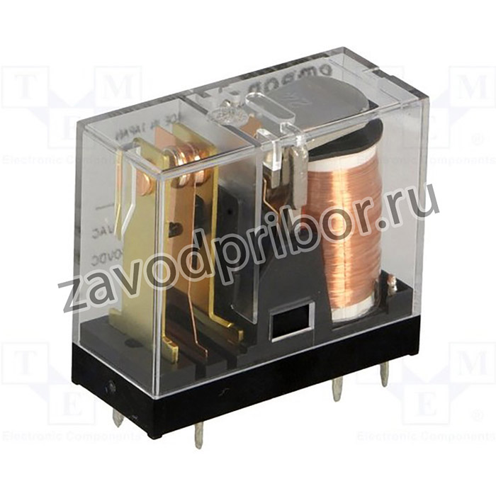 G2RK-1-12DC, Реле: электромагнитное, SPDT, Uобмотки: 12ВDC, 5A/250ВAC, 5A/30ВDC