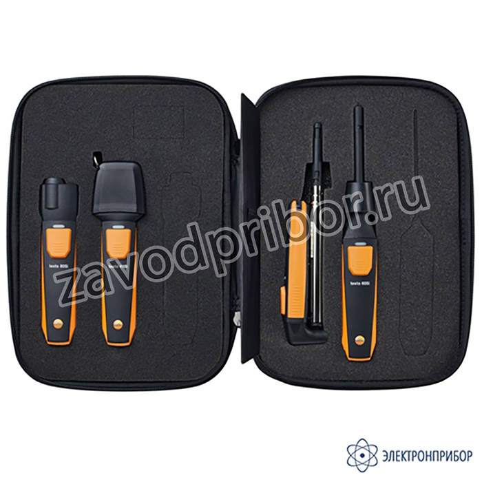 Комплект смарт-зондов для систем вентиляции (0563 0003 10) — для измерения температуры воздуха и поверхности, влажности, скорости потока и объемного расхода воздуха