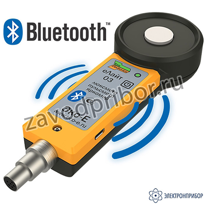 еЛайт03-БТ — люксметр-пульсметр-яркомер для смартфона с Bluetooth модулем