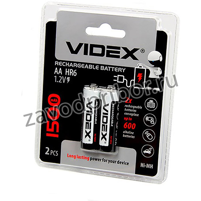 Аккумулятор VIDEX HR6/AA 1500mAh 2BL (2/20/200)