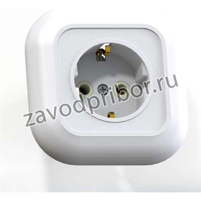 Розетка 1-м СП Валентина РС16-635 16А IP20 с заземл. бел./зол. Кунцево 7654