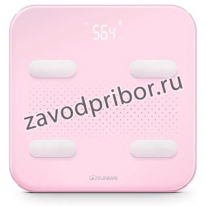 Весы напольные S SMART PINK M1805GL_PINK YUNMAI
