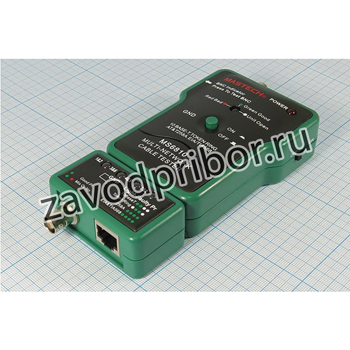 Тестер кабелей BNC,DTP,STP\MS6810; приб тестер кабелей BNC,DTP,STP\MS6810\