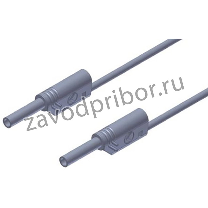 975696706, 2 mm Connector Test Lead, 10A, 1000V ac/dc, Grey, 1m Lead Length