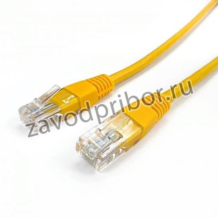 Filum FL-U5-C-2M-Y Кабель патч-корд, U/UTP 5e cat. 2м, 26AWG(7x0.16 мм), чистая медь, PVC, жёлтый