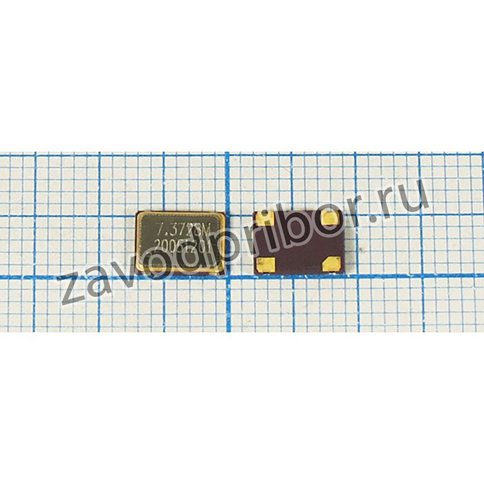 Кварцевый генератор 7372,8, SMD07050C4, 3,3В, CM