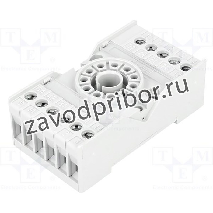 PZ11, Панелька, PIN 11, 10А, 250ВAC, Монтаж DIN,на панель, Серия R15