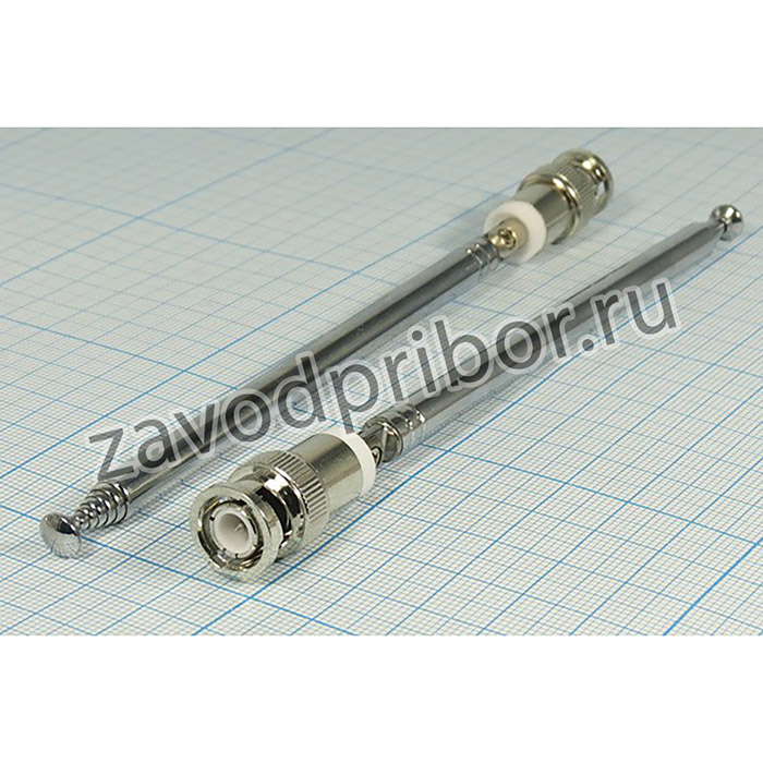Антенна телескопическая, BNC, d 7, длина 150~650, 7+колен